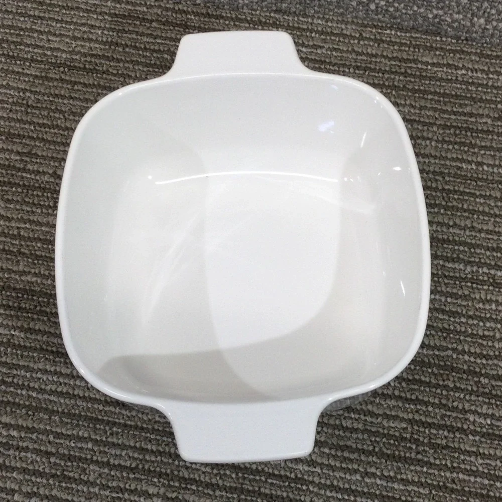 Corning Ware Casserole Dish 1.5 Quart White Blue Cornflower w/ Lid